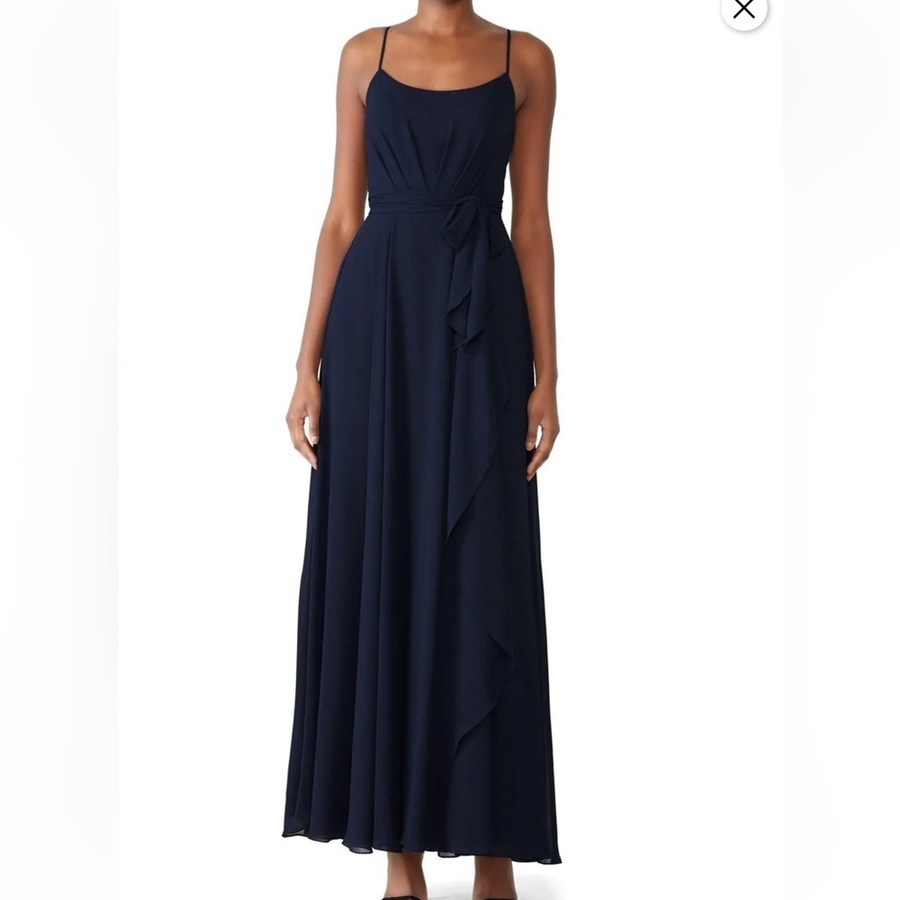 Amsale Navy Campbell Gown